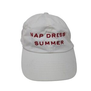 Nap Dress Summer Hill House Hat White Red Embroidered Vacation Travel Beach
